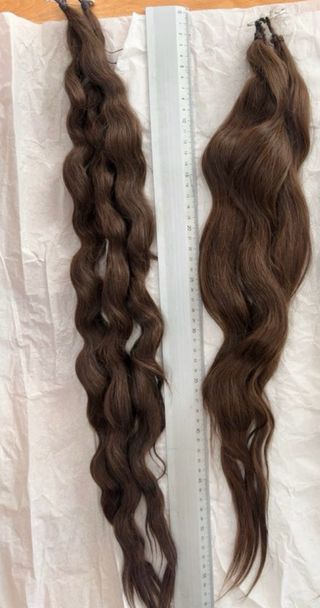 Mallas de pelo natural, castaño