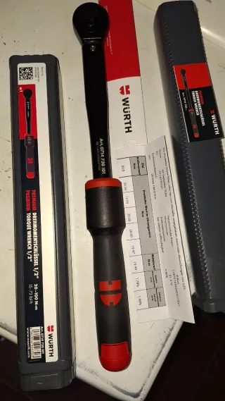 Llave dinamométrica Würth 1/2 20-100 Nm