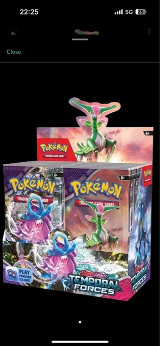 Temporal Forces Booster Box Pokémon