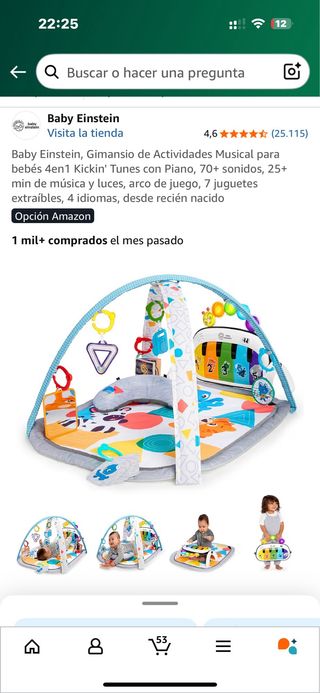 Gimnasio Musical Baby Einstein 4en1
