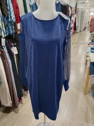Vestido fiesta lentejuelas señora