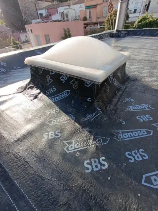 PALETA DE TERRAZAS CON GOTERAS.