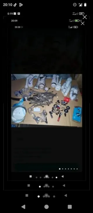 Lote material fontanería