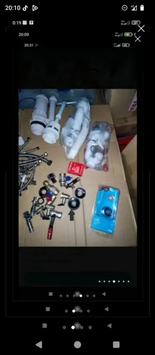 Lote material fontanería