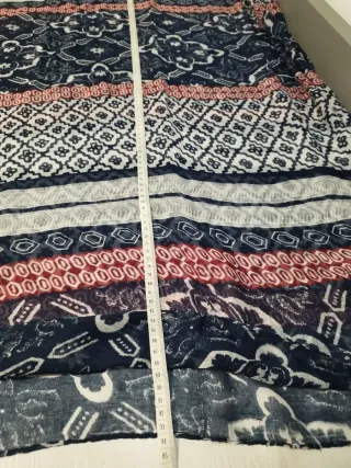 Fular estampado étnico largo