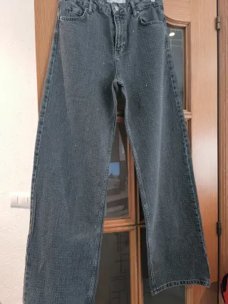 Pantalones vaqueros mujer con pedrería