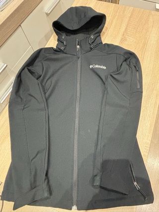 Chaqueta Columbia Neopreno Forro Polar Negra