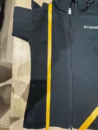 Chaqueta Columbia Neopreno Forro Polar Negra