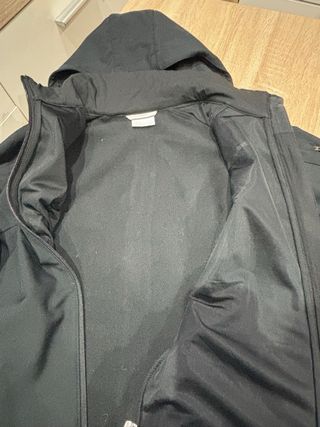 Chaqueta Columbia Neopreno Forro Polar Negra