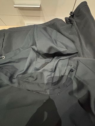 Chaqueta Columbia Neopreno Forro Polar Negra