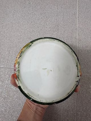 Caja joyero cerámica flores multicolor