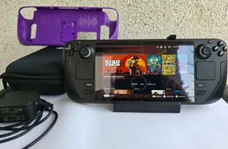 Steam Deck LCD 64GB + microSD 512GB, Dock y funda