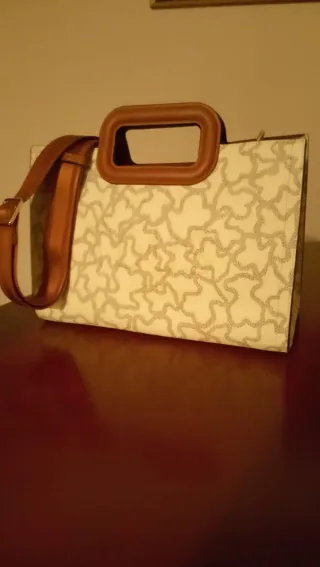 Bolso Tous Beige y Marrón