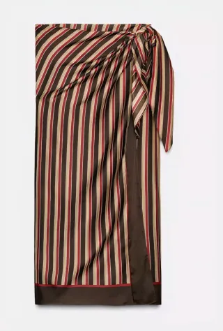 Falda pareo Zara rayas