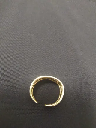 Anillo mujer oro 18k ancho 1cm. ajustable