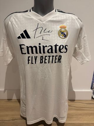 Camiseta Real Madrid Firmada Luis Figo