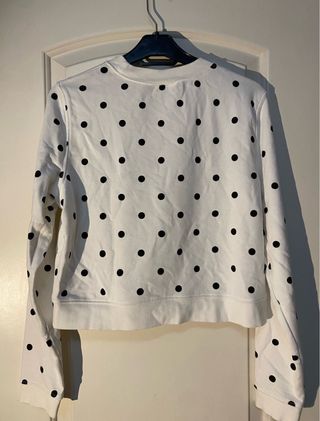 Jersey H&M lunares blanco y negro