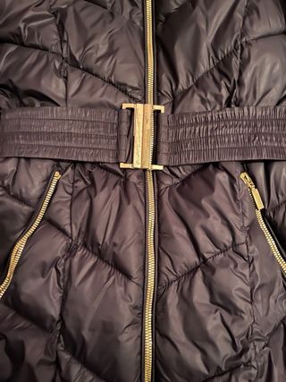 Plumífero Barbour negro mujer