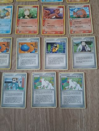 Lotto 29 Carte Pokemon EX Smeraldo