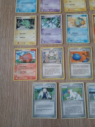 Lotto 29 Carte Pokemon EX Smeraldo