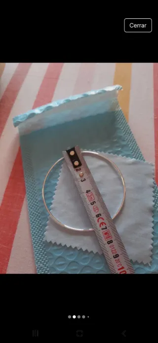 Pulsera aro plata 925
