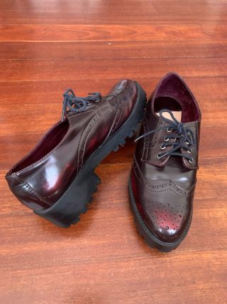 Zapatos stradivarius burdeos, 38