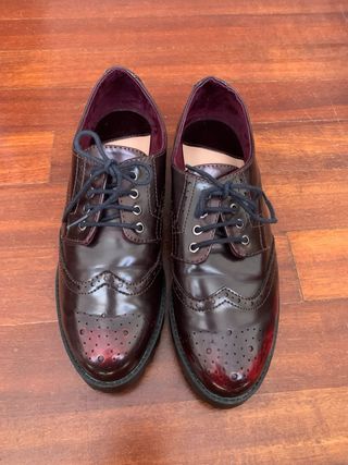 Zapatos stradivarius burdeos, 38