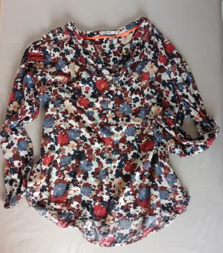 Blusa CECIL floral multicolor talla M