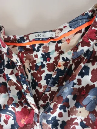 Blusa CECIL floral multicolor talla M
