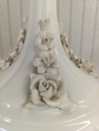 Coppia di lampade in ceramica Manises