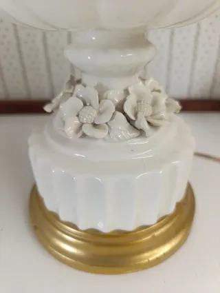 Coppia di lampade in ceramica Manises