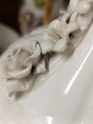 Coppia di lampade in ceramica Manises