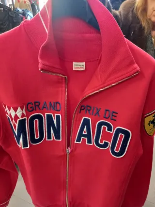 Felpa Ferrari Gran Prix de Monaco Rossa