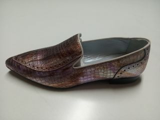 Mocasines piel exótico talla 37
