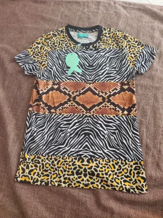 T-shirt ragazzo fantasia animalier Antica sartoria