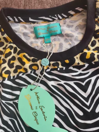 T-shirt ragazzo fantasia animalier Antica sartoria