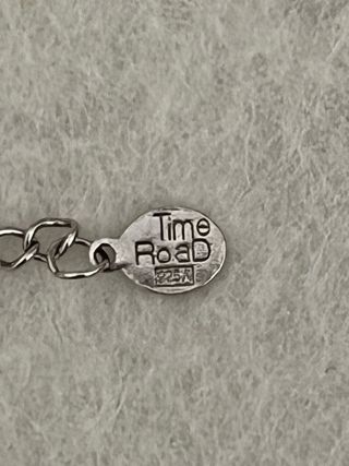 Pulsera Plata 925 Time Road Mariposas