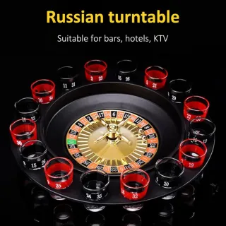 Ruleta de Bebidas con Vasos