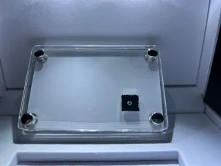 Brillante 0.8ct con scatola LED per foto