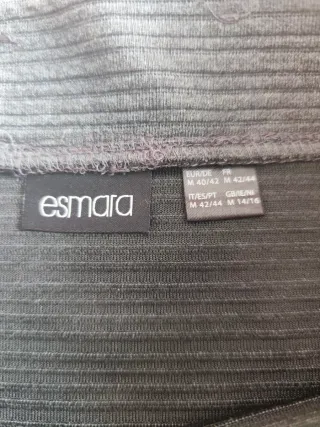 Gonna tubino grigia a coste