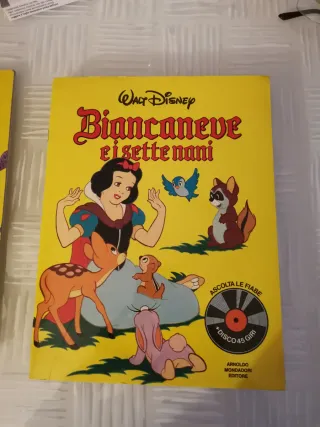 Libri illustrati Walter Disney con 45 giri