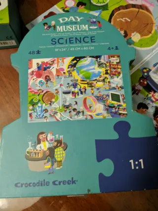 Puzzle Crocodile Creek Museo Scienza 4+