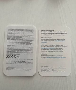 iPod Touch 5a Gen 16GB Argento