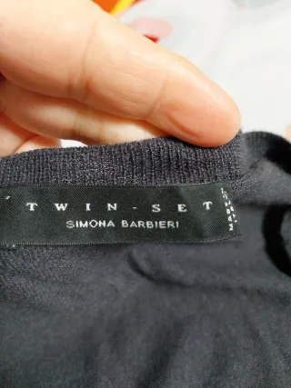 Twin-set Pullover con Cuore Strass