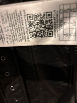 Chaqueta Guess Negra Piel Sintética