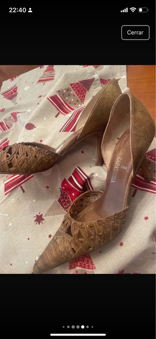 Zapatos de piel Lodi marrones