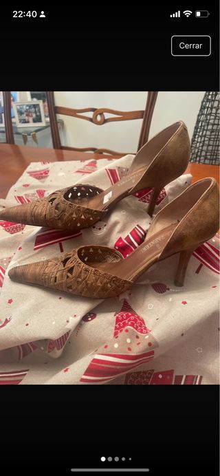 Zapatos de piel Lodi marrones