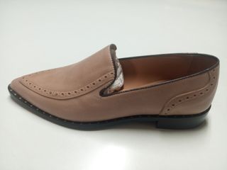 Mocasines piel beige talla 37