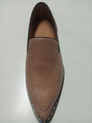 Mocasines piel beige talla 37