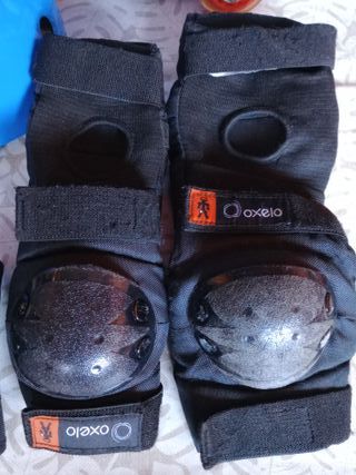 OXELO Patines extensibles, casco y protecciones